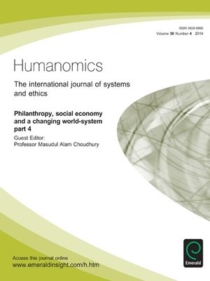 cover image of Humanomics, Volume 30, Issue 4